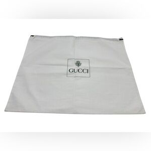 Gucci white dust bag drawstring